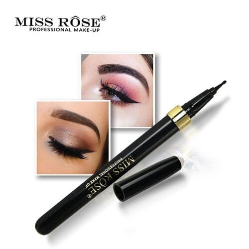 Miss Rose Waterproof Black Eyeliner Pen Woman Lasting Makeup Eyeliner Pen Shaped Eye Pencil Cosmetics