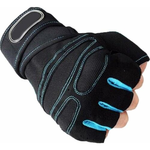 Gym Gloves Heavyweight Sports Exercise Weight Lifting Gloves Half Finger Body Building Training Sport Workout Gloves For Unisex