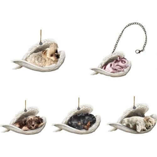 Hanging Ornament Miniature Fine Craftsmanship Craft Pet Model Pendant Decor for Car Decor