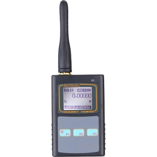 IBQ101 Original Mini Handhold Frequency Meter LCD Display Portable Frequency Counter 50MHz-2.6GHz for Two Way Radio Walkie