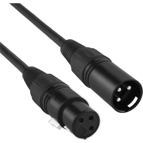 XLR Male to Female 3PIN Balanced Professional Microphone Cable for Recording Applications,Mixers,Speaker Systems,DMX Lights