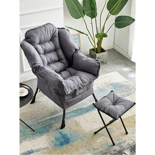 Living room sofa modern chair Nordic sofas chaise longue home furniture lazy sofa soft chairs furniture balcony single armchair