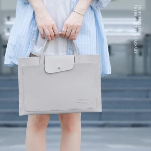 Mens laptop bag women shoulder handbag briefcase 12 13 14 15.6-inch waterproof tablet bag protective cover Macbook Air Pro Case