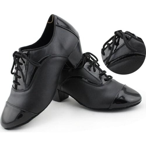 Professional Dance Shoes Brand Man Sports Latin Shoes Genuine Leather Upscale Fitness Breathable Adult Boy Social Sneakers 8001