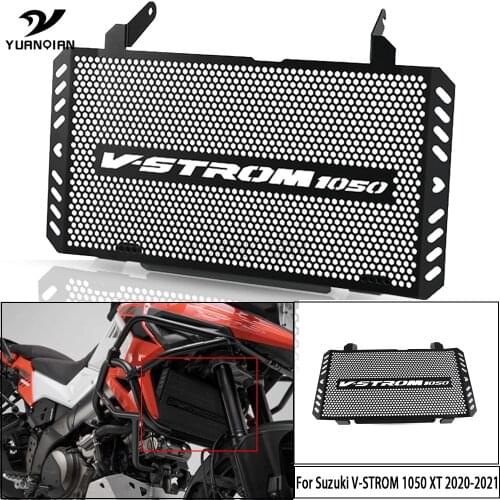 V-STROM 1050XT Motorcycle Radiator Grille Guard Cover For Suzuki V STROM VSTROM 1050 XT 2020-2021 Black Motorbike Accessories