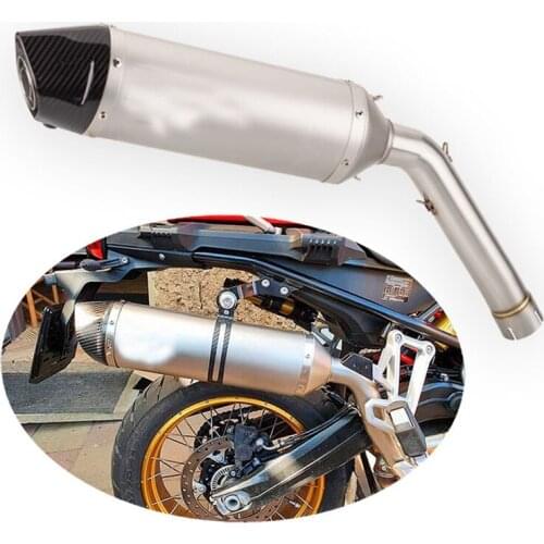 Motorcycle Exhaust Pipe Modified Connection Middle Link Pipe Escape For F750GS F850GS 2018 2019 2020 Years