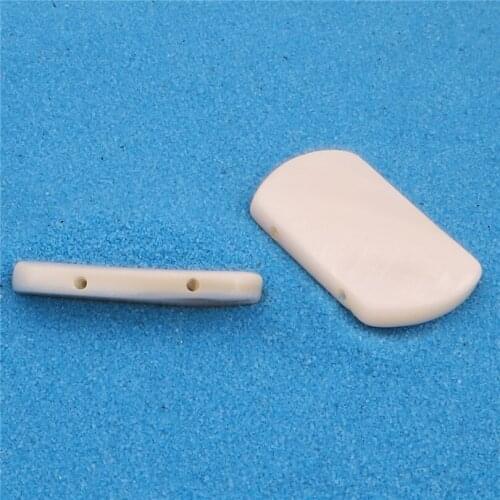 10pcs Natural White Rectangle Shells Pendant Charms With Hole for DIY Accessories Shell Bracelet necklace Jewelry Making 25*15*3