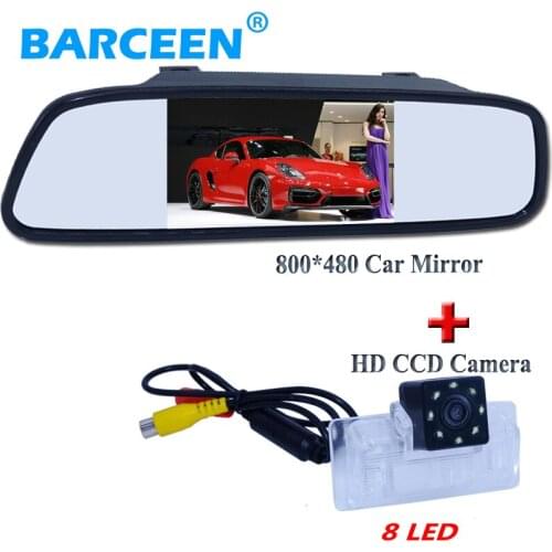 2016 styling car rearview camera bring 8 led lights with sunvisor placement car mirror waterproof for Nissan Altima/TEANA/Sylphy