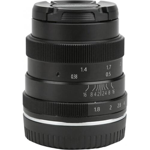 50mm F1.8 Half Frame Portrait Fixed Focal Lens EF-M&amp for EOSM Mount for Canon M2 M3 M5 M6 M10 M100 M50 Mirrorless Camera