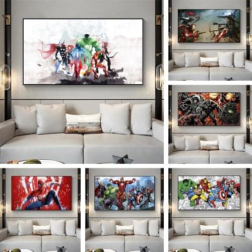 Marvel Superhero 5D Diamond Painting Full Square/Round Diamond Embroidery Cross Stitch Kits Painting Mosaic Home Decor Gift
