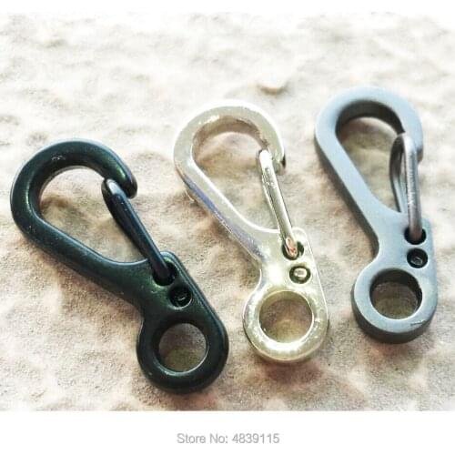 600pcs/lot Aluminum Alloy Carabiner Hooks Strong Pet Dog Leash Collar Buckles Keyrings Pet Accessories Wholesale