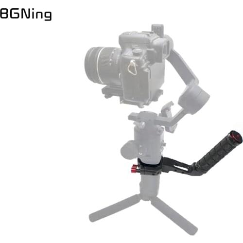 BGNing Gimbal Extension Kit Handle Grip Holder Mount for DJI RONIN S SC MOZA Aircross2 AIR2 Crane 2 Plus AK Handheld Stabilizer
