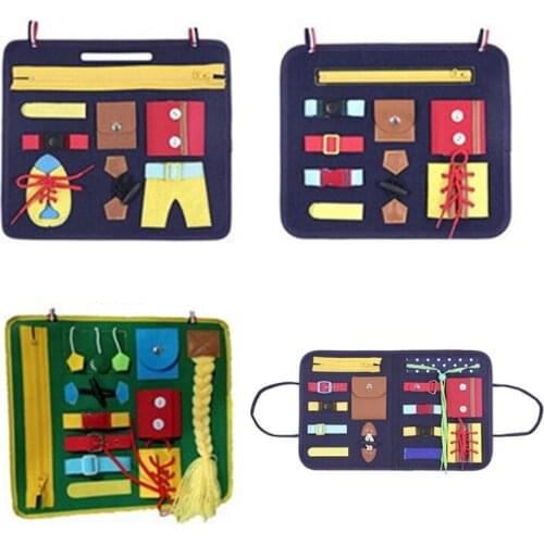 Toddler Busy Board for Kids to Learn Basic Skills, Kids Activity Sensory Book, Suitable for Kids Gift