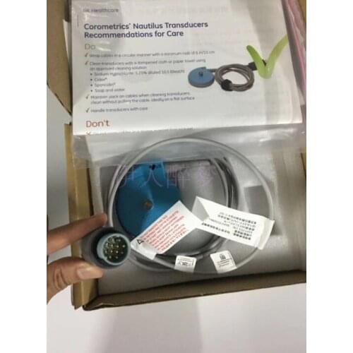 GE Imported CORO170 Series Fetal Monitoring Fetal Heart Sound Probe US Connected to the Machine end 12-pin Gray Circle