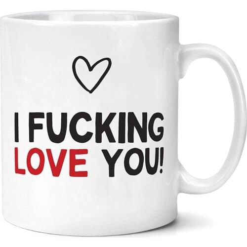 I F**king Love You Mug Funny Cup Gift