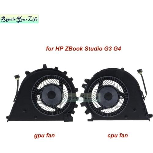 Notebook PC FANS Cooler Radiator Laptop CPU GPU Cooling Fan For HP ZBook Studio G3 G4 NS75C07-15C04 NS75C08-15C05 840960-001 NEW