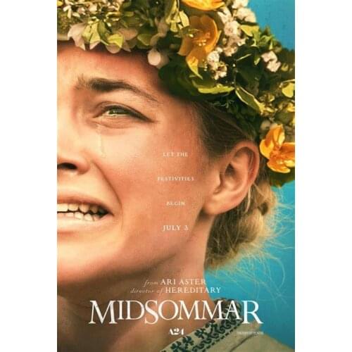 Lot style Choose MIDSOMMAR HORROR Movie Film Print Silk Poster for Your Home Wall Decor 24x36inch