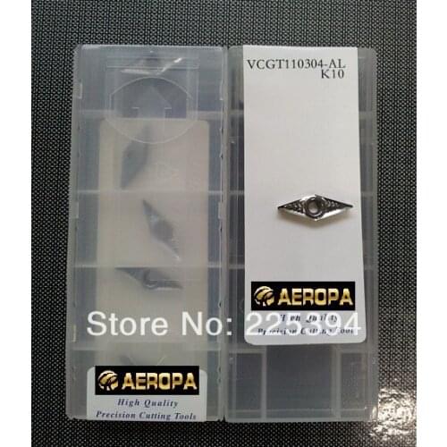 VCGT110304-AL K10,AEROPA Metal ceramic insert ,Factory outlets, the lather,,cnc,machine