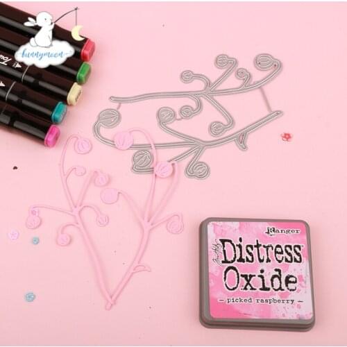 Bunnymoon Leave Metal Cutting Dies Stencils For Scrapbooking Photo Album Decoration Embossing Paper Card Craft