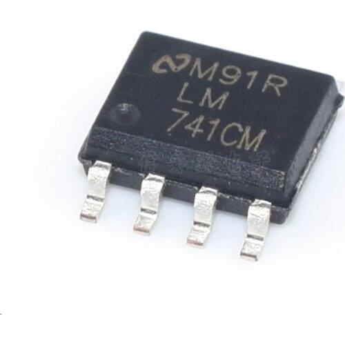10PCS LM741 LM741CN DIP8 LM741CM SOP8 Single Operational Amplifier Chip