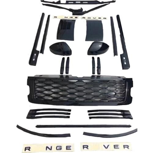 Fit for Land Rover Range Rover Door trim Grille Silver Chrome line Side Door Air Vents Kit Trim Decoration 2018 2019