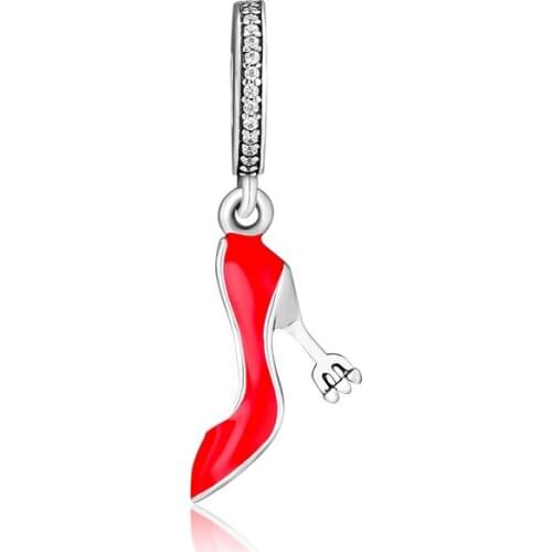 Fits for Pandora Charms Bracelets Stiletto Beads 100% 925 Sterling-Silver-Jewelry Free Shipping