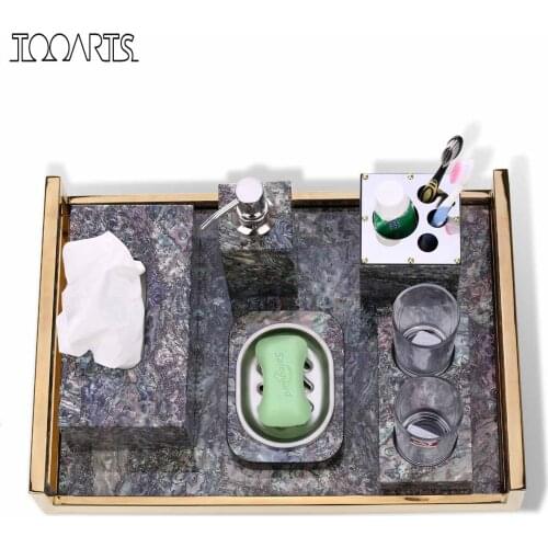 Rectangular Tray(Large Size) Wooden Piano Baking Varnish Technology Tea Tray Fruit Tray Coffee Tray Home Decor