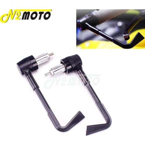 Motorcycle Handlebar Adjustable Brake Clutch Levers Protector Guard For Honda CBR VFR CR XR Kawasaki KX KLR Ninja EX ZX ZZR