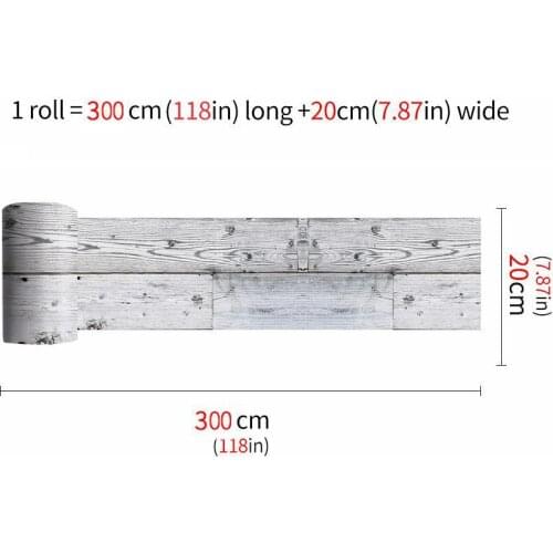 Self-adhesive Waterproof Floor Stickers For Home Living Room Kitchen 20*300CM
