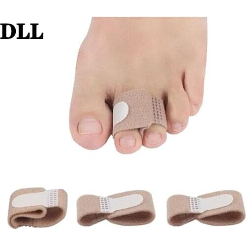 Toe Separators Corrector Bandage Finger Straightener Hammer Hallux Valgus Splint Wraps Foot Care Supplies 1Pcs Stretchers Toe