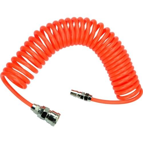 Hose For Compressor Air Tool 8mm 10mm12mm 6M 9M 12M 8x5 12x8 High Pressure PU Tube Pipe Gas Spring Pneumatic Telescopic Spiral