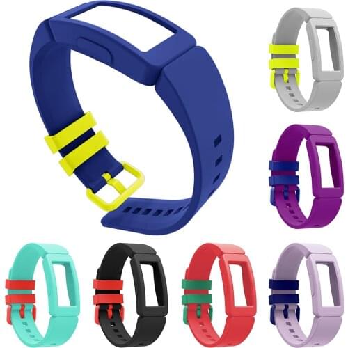 Watch Band Silicone Accessories Watch Strap Replacement Durable For Fitbit Inspire HR Ace 2 #321