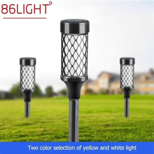 86LIGHT Solar Lawn Lamp Outdoor Waterproof IP65 LED Fixture Home Decorative For Yard Garden Landscape