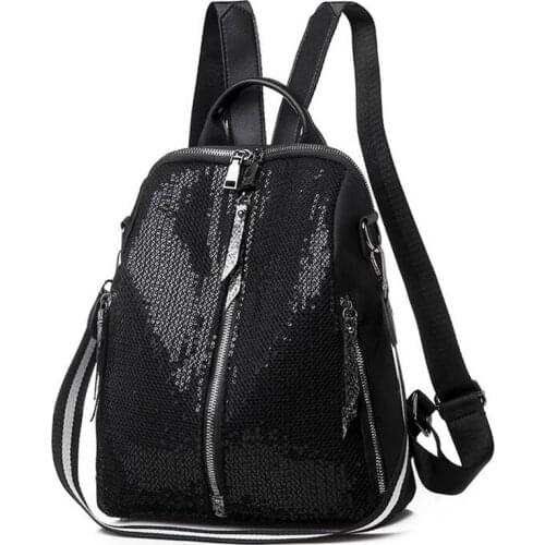 WILIAMGANU Women's Backpacks With Sequins