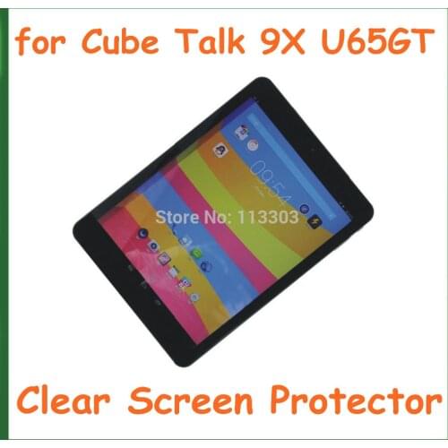 5pcs Ultra Clear Screen Protector Protective Film for Cube Talk 9X U65GT 9.7 inch Tablet PC No Retail Package Size 233*166mm