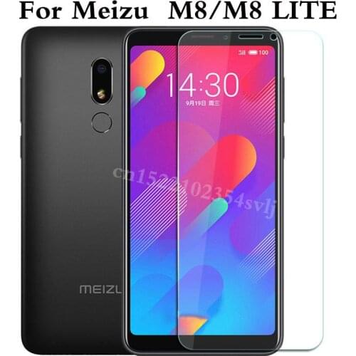 Screen Protector For Meizu M8 Tempered Glass Global Version Meizu M8 M 8 Lite M8Lite MeizuM8 Protective Film Glass 5.7 inch case