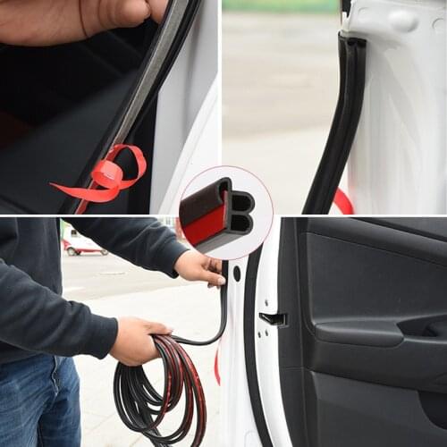 Car Door Edge Scratch Protector Strips Auto Stickers Car Seal Door Mouldings Universal Interior Accessories Styling Sheet seal