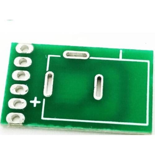 10pc DC Socket Power Adapter Board Test Board Circuit Board PCB high quality Universal board 12*20mm