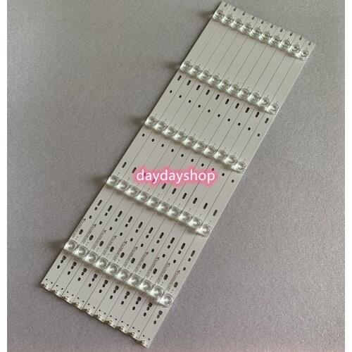100% New 10pcs/Kit LED strips for HAIER 55 TV CRH-B55K52303005106AG-REV1.3 W CRH-B55K52303005106AG-REV1.3 I