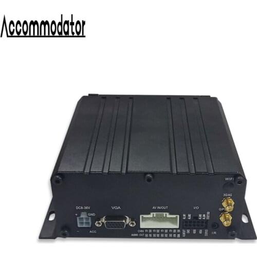 AHD 1080P HDD SD Card 4 Channels Vehicle Car Trailer Truck Taxi School Bus Mobile DVR built in GPS 3G 4G