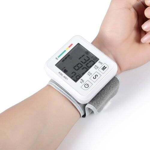 Health Arm Automatic Blood Pressure Monitor BP Sphygmomanometer Pressure Meter Tonometer for Measuring Arterial Pressure