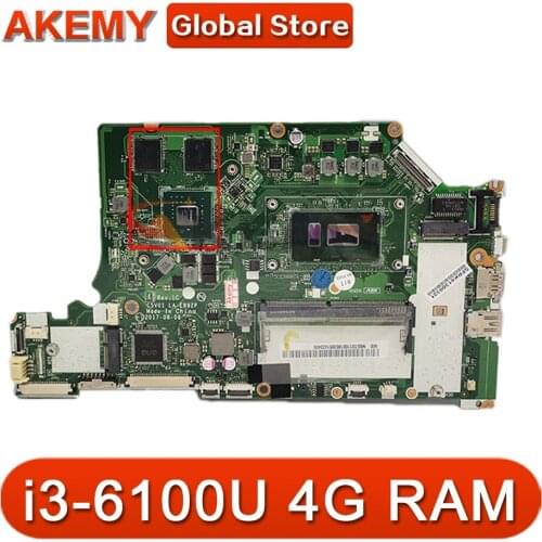 C5V01 LA-E892P For ACER A515-51G A615-51G A315-53G A615-51 Motherboard CPU i3 6100U Gpu: 940 2 Gb, 4G RAM DDR4 100% Test Ok