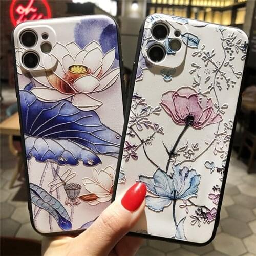 3D Flower Emboss Case For Samsung A32 4G Case Phone Cover 6.4'' A325F Art Case for Samsung Galaxy A52 A32 A72 5G Funda A 32 4G