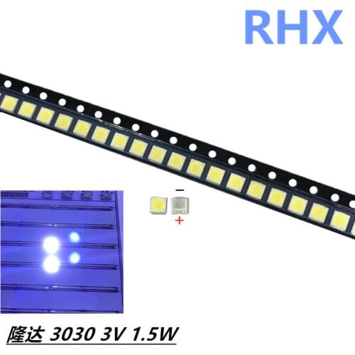 300pcs FOR AOT 3030 LED SMD Lamp Beads 6V Used in aot_40_5x6+5x3_3030fc_s_l1 r1 ue40j5100aw 40h6af0v TV Backlight Strip Repair