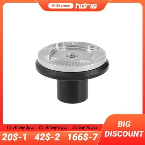 HDRIG Standard ARRI Rosette M6 Thread Mount With 15mm Micro Rod for Camera Cage Handle Grip
