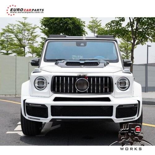G class W464 W463A B900 body kit dry carbon with light cover front grille frame fender vents car parts OF G w464 w463A