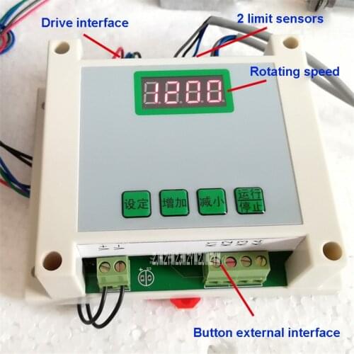 A2_04 Stepper Motor Round-trip Controller 42/57/86 Stepper Motor Linear Motion Controller With 2 Limit Sensors 2-24V Hot Selling