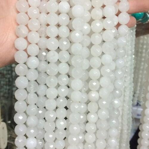 Beautiful White carnelian onyx agat hot sale stone 8mm charms round loose beads diy lovely women jewelry making 15 inches GE807