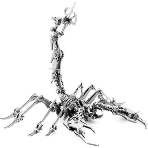 3D Metal Model DIY Assembled Scorpion King Puzzle Jigsaw Steel Detachable Model Puzzle