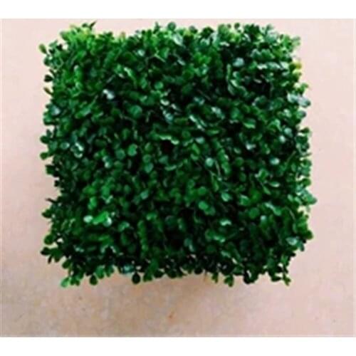 New 25CM*25CM Artificial Grass plastic boxwood mat topiary tree Milan Grass for garden home wedding decoration Artificial Plants